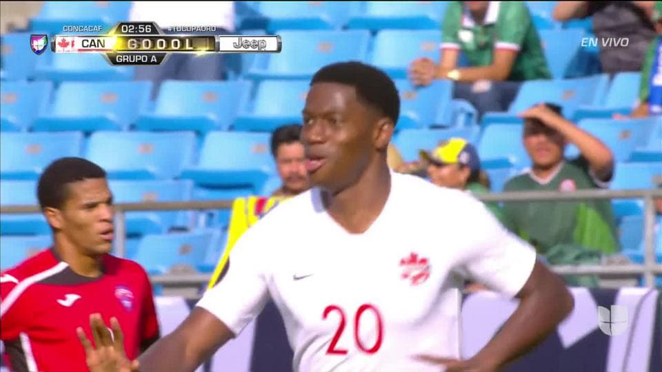 ¡GOOOL! Jonathan David anota para Canada