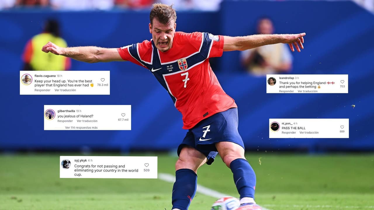 Aficionados de Noruega inundan de malos comentarios redes de Sorloth