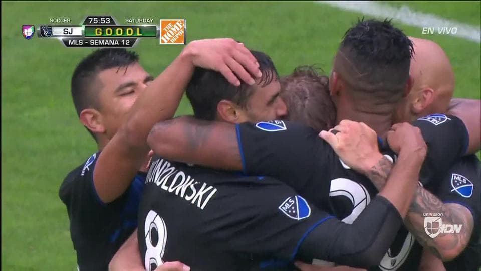 ¡GOOOL! Chris Wondolowski anota para San Jose Earthquakes