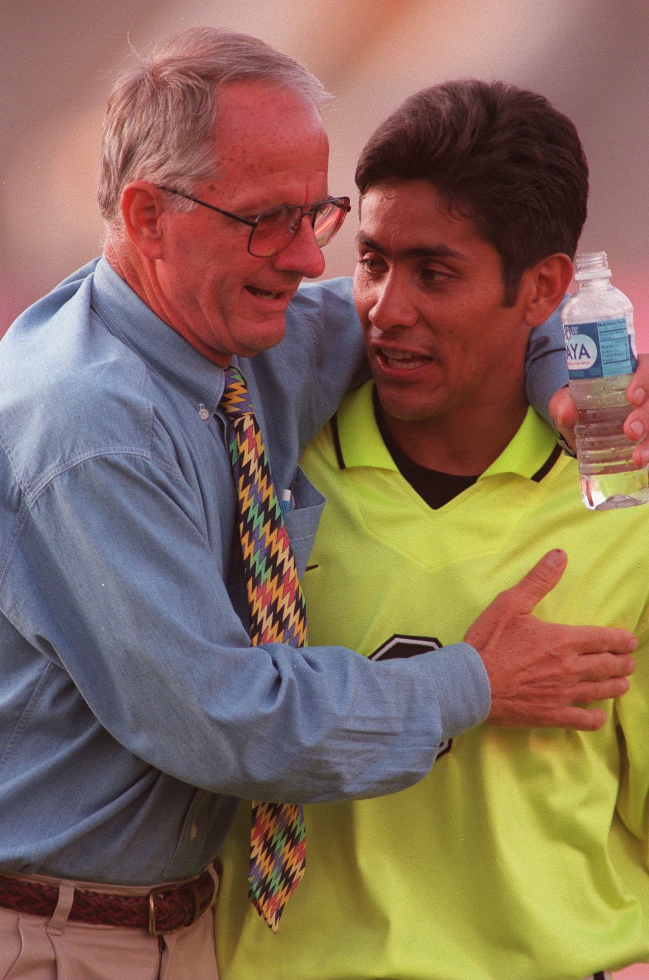 El primer DT del Galaxy fue el alemán Lothar Osiander, quien arropó al crack mexicano.