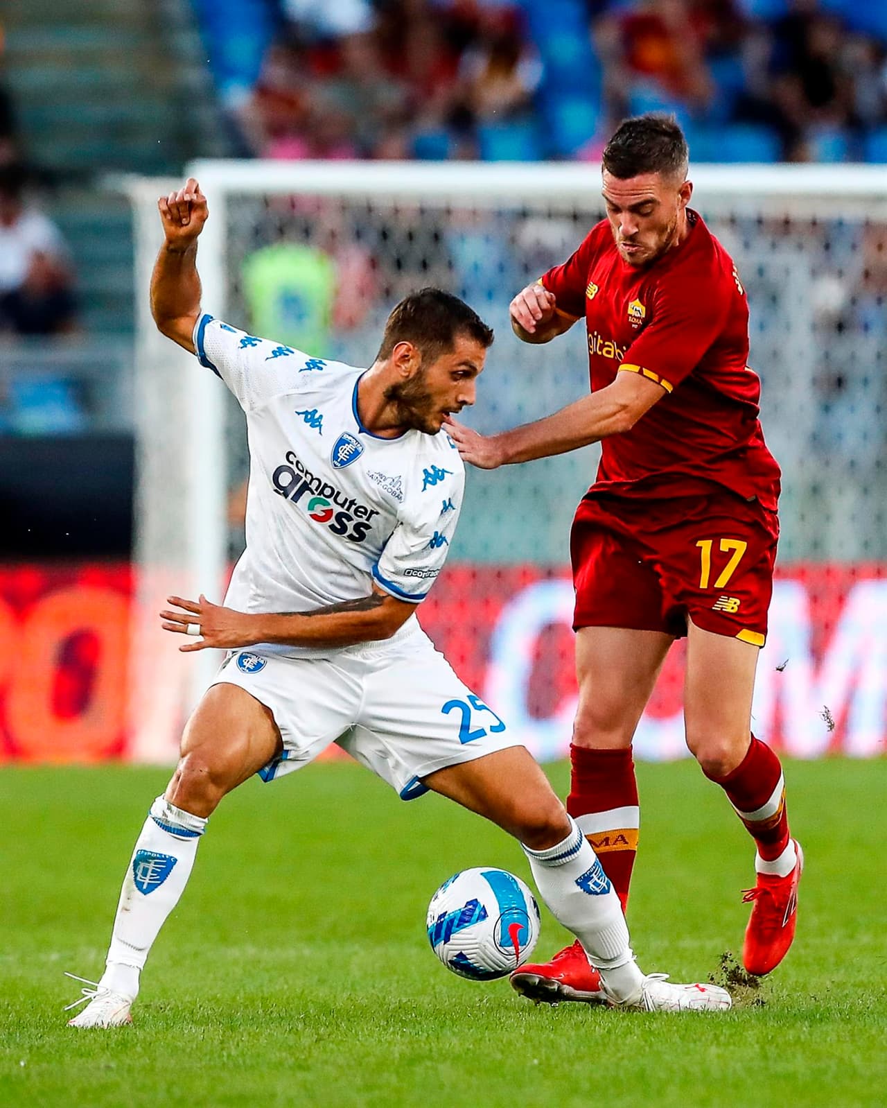 Roma se impone al Empoli 2-0 al cierre de la séptima fecha en la Serie A. Lorenzo Pellegrini inauguró el marcador al minuto 42' de encuentro, seguido de Henrij Mjitayrán al 48'. Con esta victoria, 'la Loba' se coloca como cuarto lugar de la tabla.