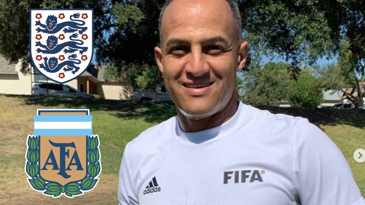 Ismail Elfath, el árbitro designado para el Inglaterra vs. Argentina