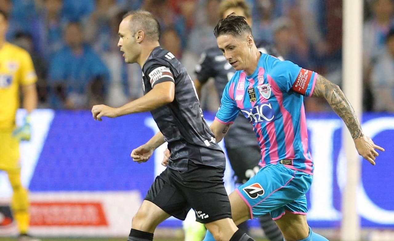 Fernando Torres puso fin a su carrera enfrentando al Vissel Kobe de Andrés Iniesta y David Villa. Un legado de 19 años de carrera.