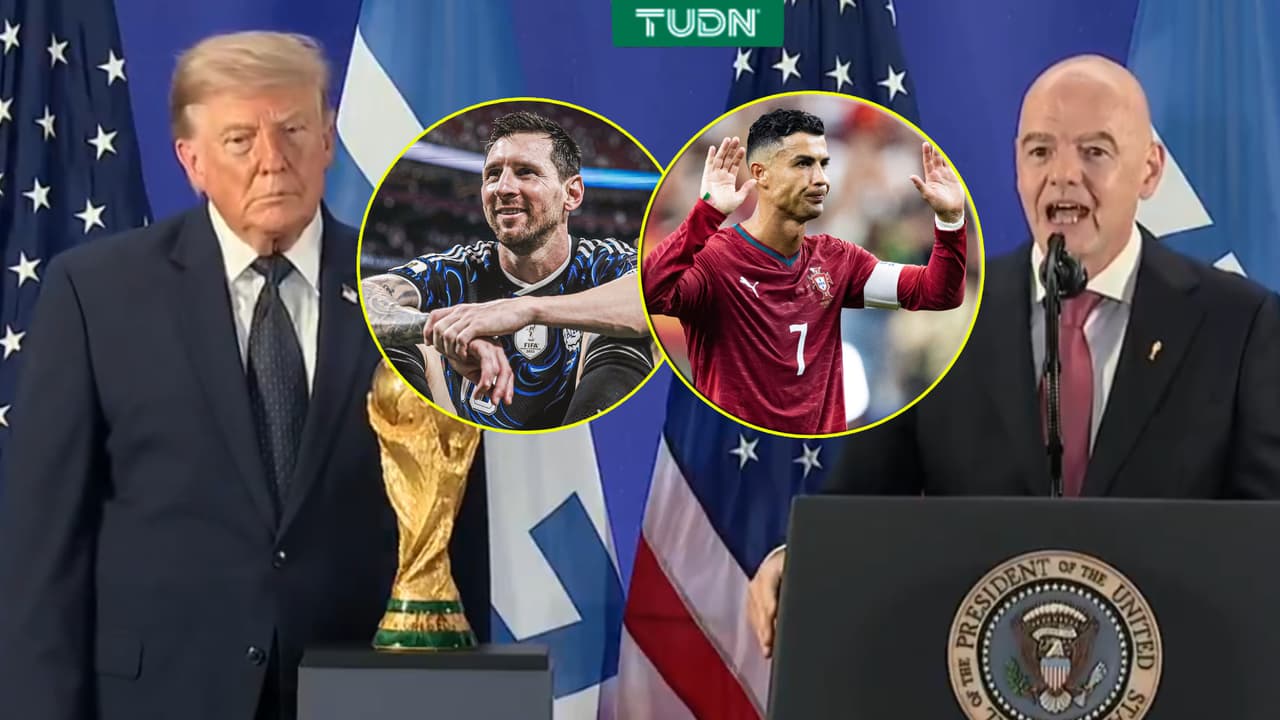 Trump se rinde ante Messi y lo compara con Cristiano