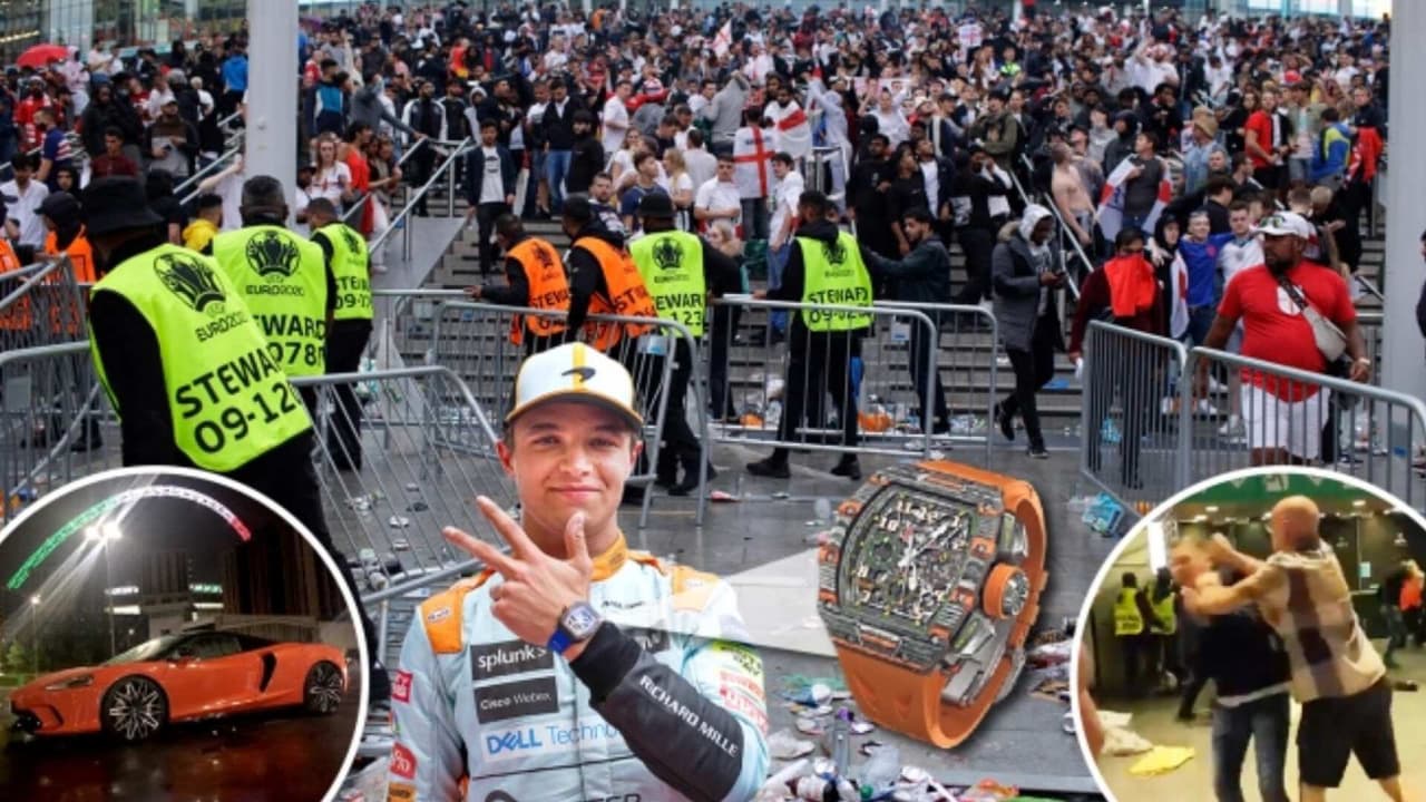 Lando Norris, piloto de F1, sufre asalto tras Final de la Euro