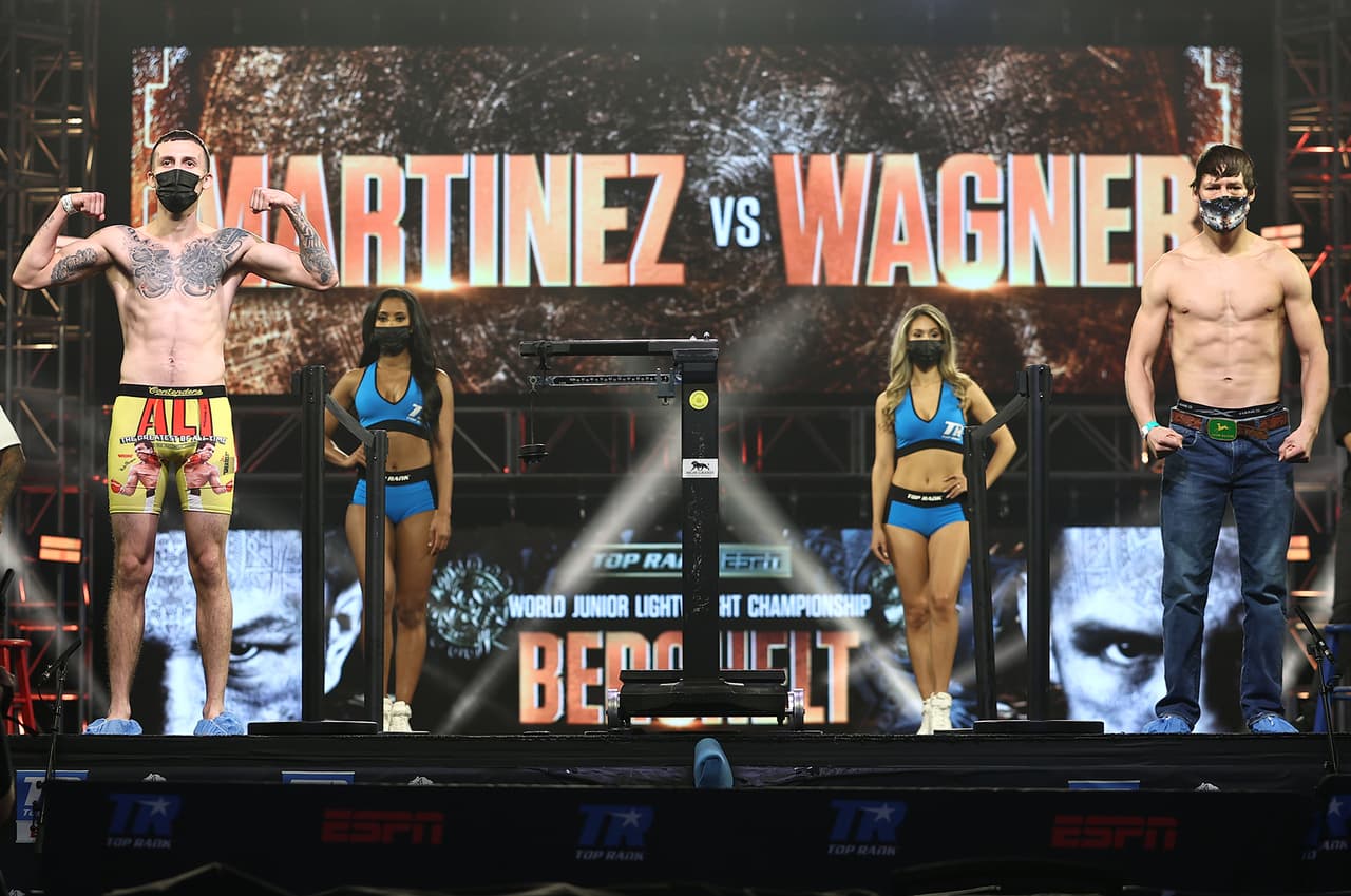 Javier Martínez y Billy Wagner, de peso mediano, pactaron cuatro rounds,