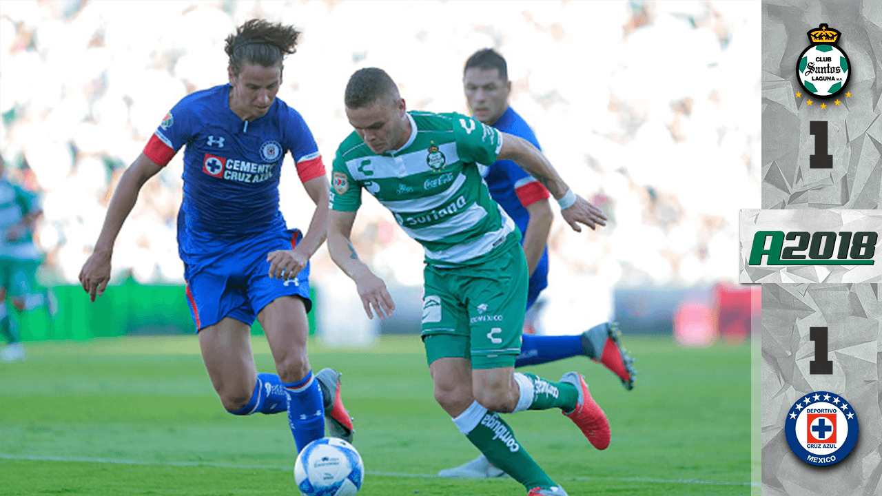 Santos merecía más; Jesús Corona fue figura para el empate de Cruz Azul.