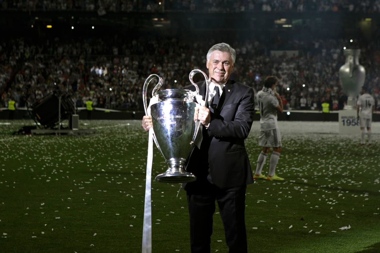 <b>La quinta de Ancelotti</b>
<br>- Aquella conquista en Lisboa representó la quinta ‘Orejona’ para el estratega italiano, Carlo Ancelotti.
<br>- Anteriormente había ganado 2 con el Milan como jugador y dos más como entrenador.