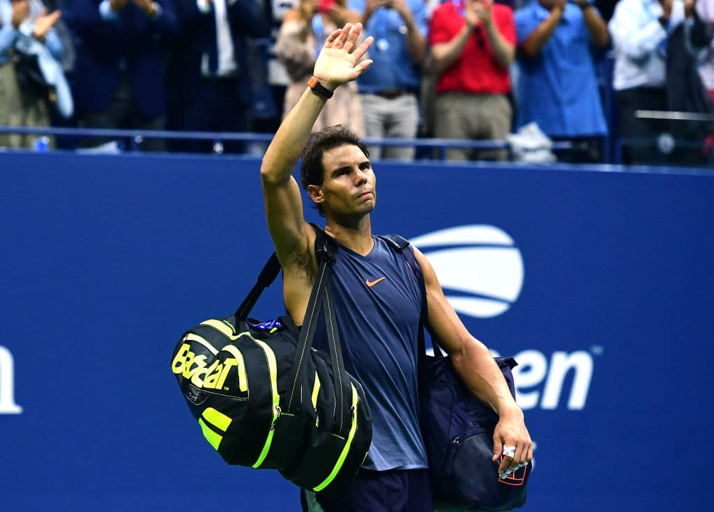 El tenista español Rafael Nadal se retiró luego de dos sets contra el argentino Juan Martín Del Potro en la semifinal del US Open 2018.