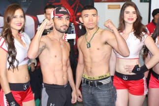 Fernando 'Kochulito' Montiel y Sergio 'Dandy' Puente en peso