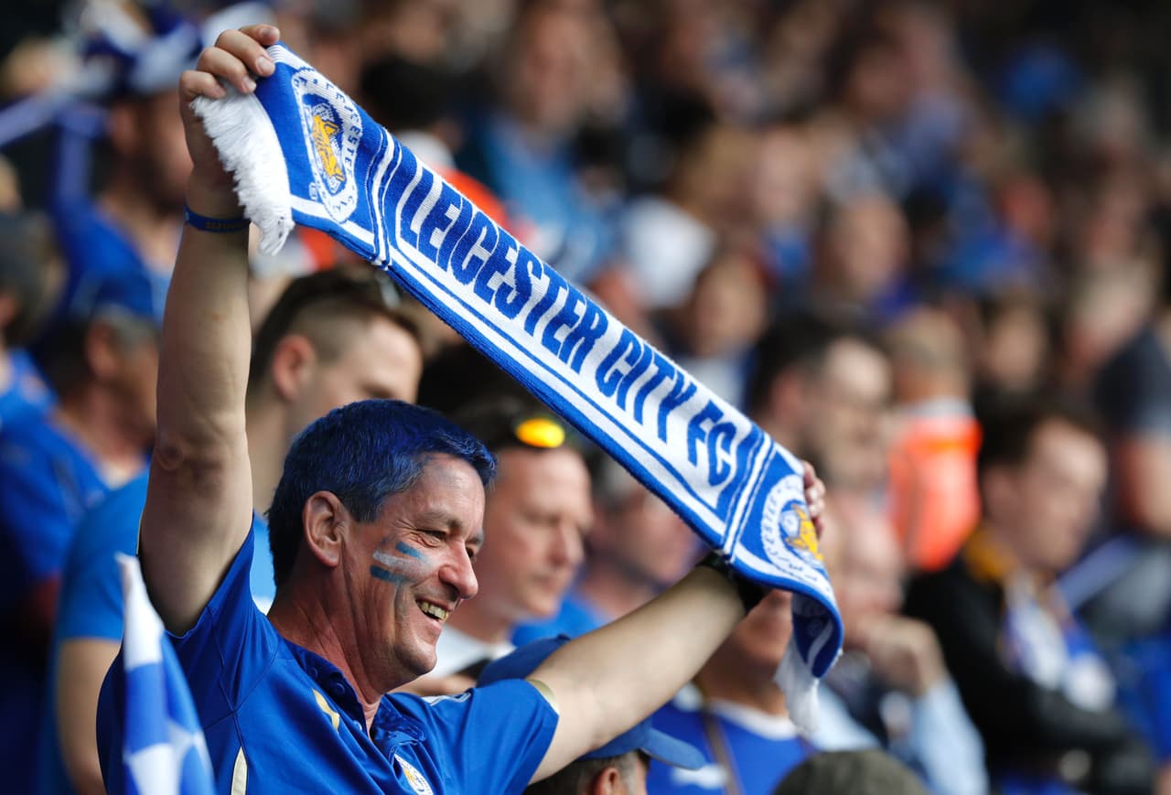 El Leicester vivió un día de fiesta celebrando su campeonato de la Premier.