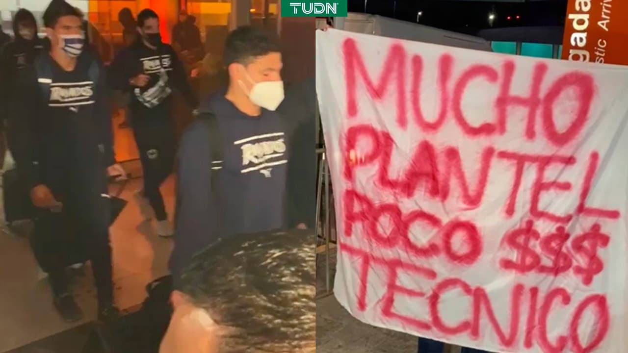Rayados regresa a Monterrey en medio de protestas contra el Vasco