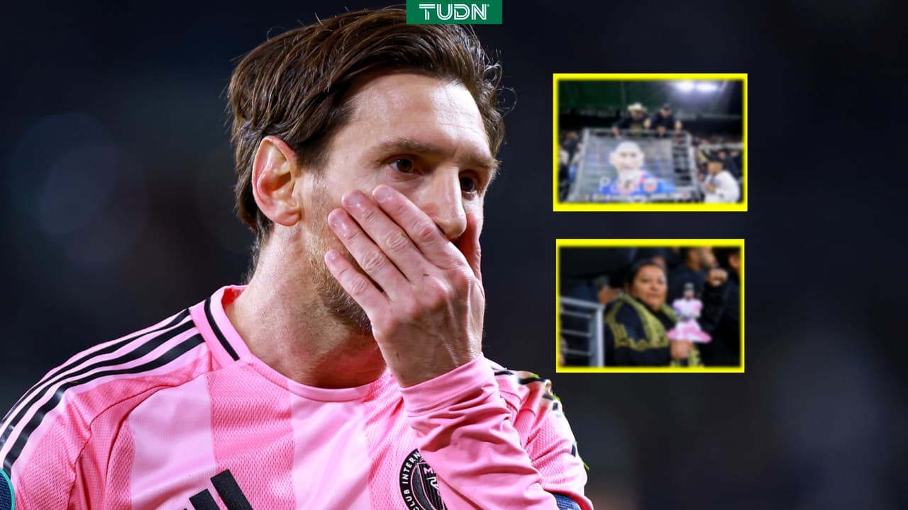 Aficionados del LAFC se burlaron de Messi en el partido vs. Inter Miami