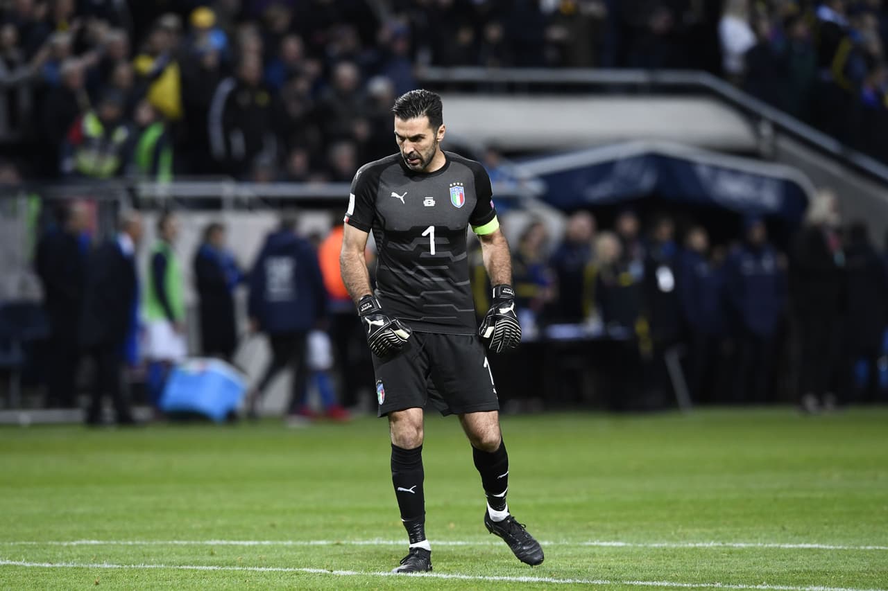 El último gran descalabro de 'Gigi' e Italia llegó en las Eliminatorias a Rusia 2018.