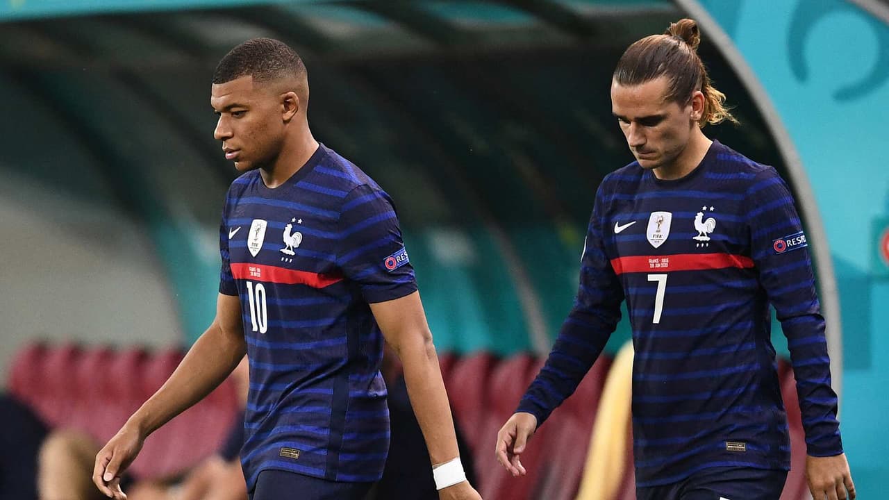 Revelan posible pleito entre Griezmann y Mbappé en Francia