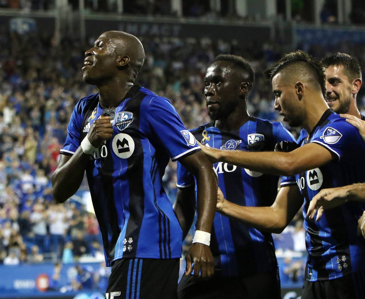 ¿Impacto en el Impact? Sin lugar a dudas, el veterano defensor Rod Fanni lo ha obtenido desde su llegada a Montréal y la MLS. El francés anotó el primer gol del triunfo 3-0 sobre New York Red Bulls. (USA Today Images)