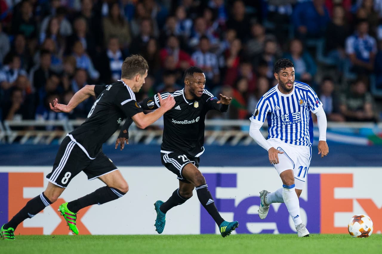Carlos Vela y sus compañeros mantuvieron el control del juego, que apenas tuvieron en contra un par de intenciones de ataque de los noruegos.