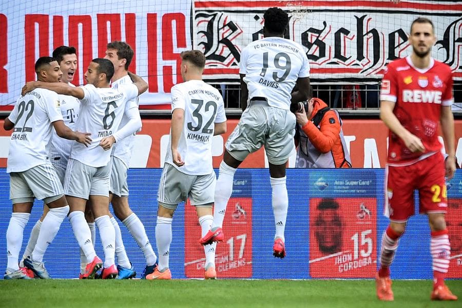 Fue hasta el minuto 66 cuando Gnabry volvió a tener su oportunidad y conectó el cuarto gol del partido.