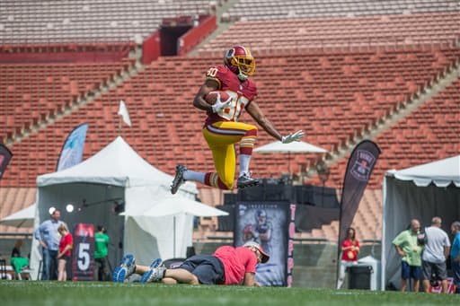 Mira las mejores imágenes del novato WR Jamison Crowder, ya como integrante de los Washington Redskins (AP-NFL).
