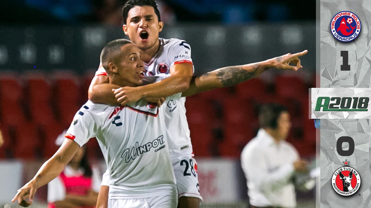 ¡Con una mordida bastó! Veracruz ahogó a Xolos con gol de Diego Chávez