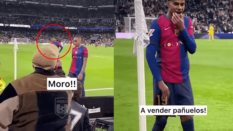 Lamine Yamal y Raphinha sufren racismo en partido Real Madrid vs. Barcelona
