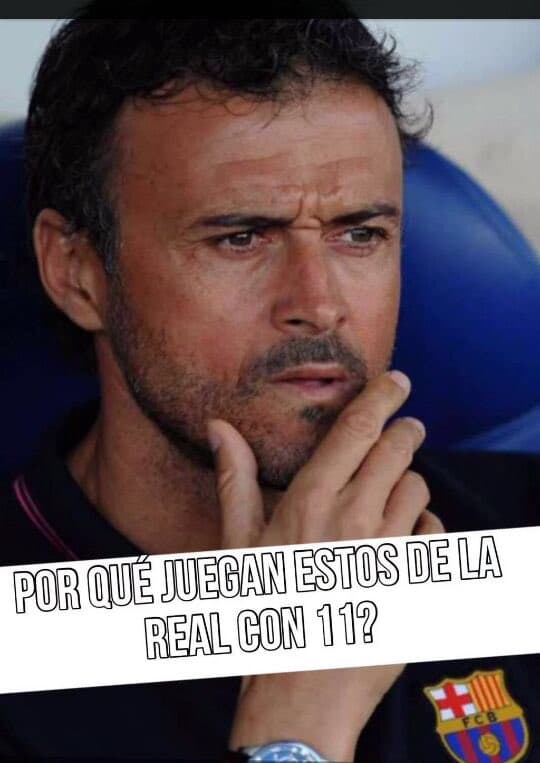 Burlas por la caída del Barcelona en Anoeta y la goleada del Madrid a Eibar