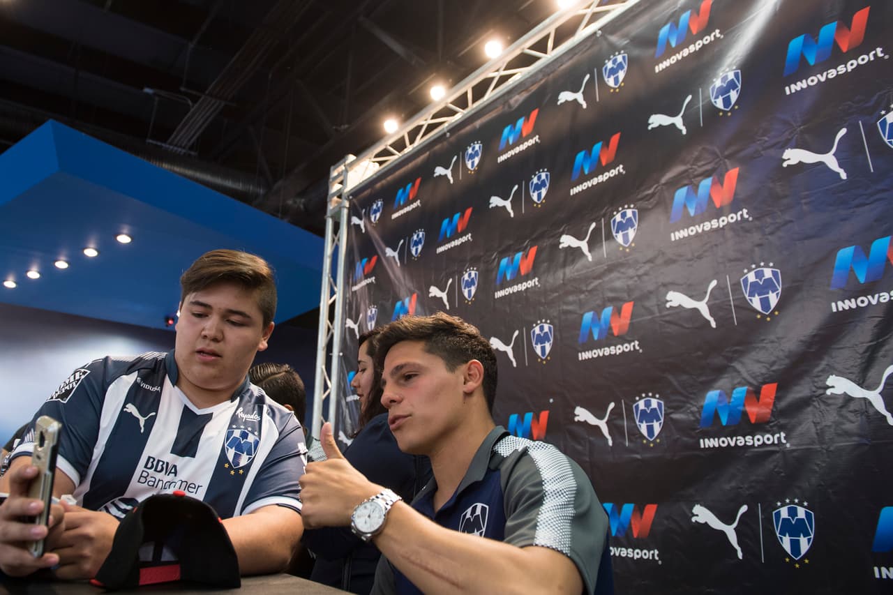 'Ponchito', otro de los que ha tenido una buena participación en el Apertura 2017 complació a todos quienes se le acercaron.