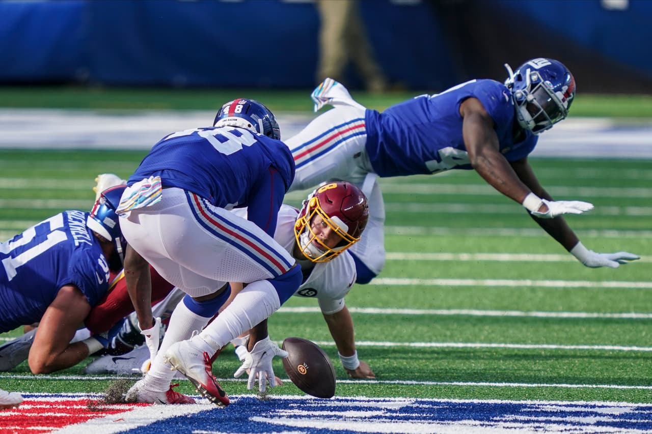 Los Giants sorprenden a a Washington y consiguen su primer victoria de la campaña al vencer 19-20.
