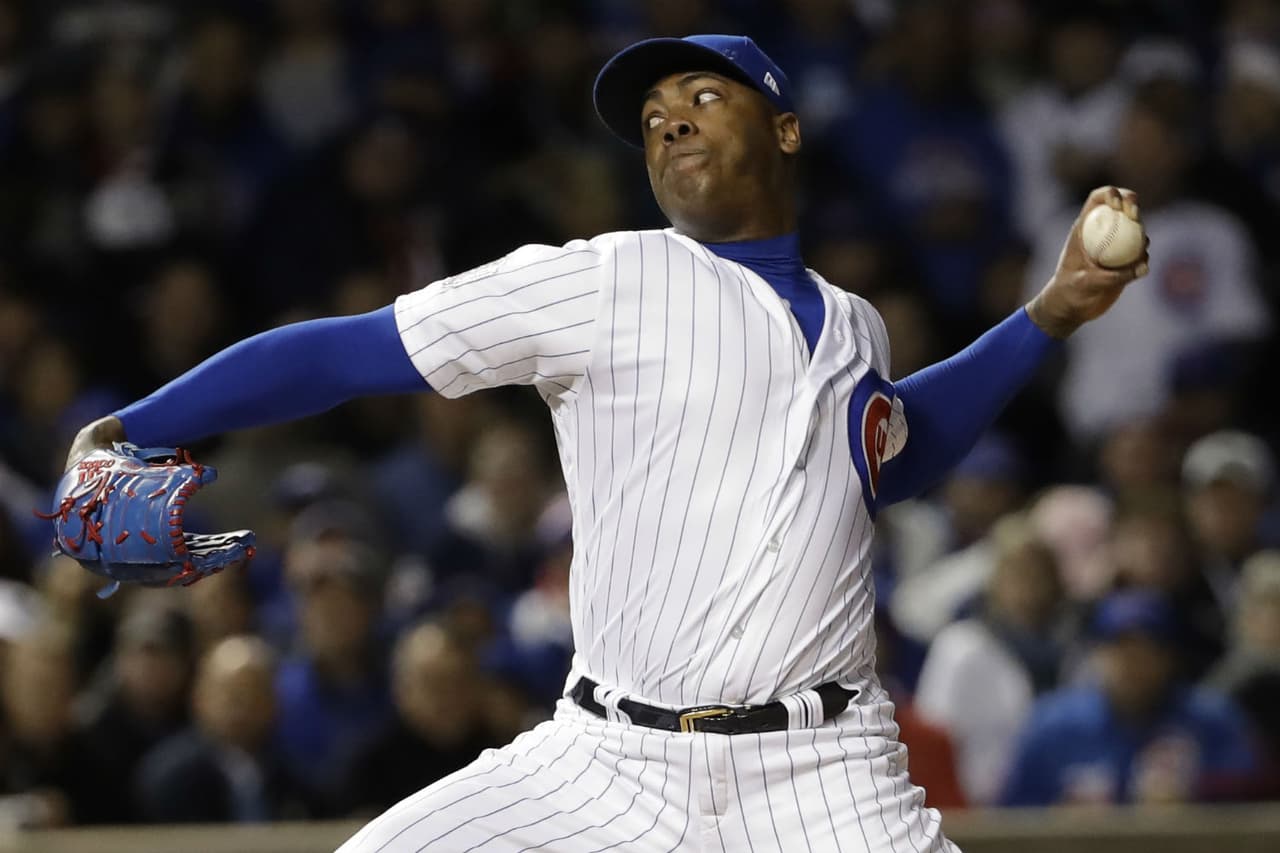 Aroldis Chapman vuelve a los Yankees despues de ser campeón con los Cubs
