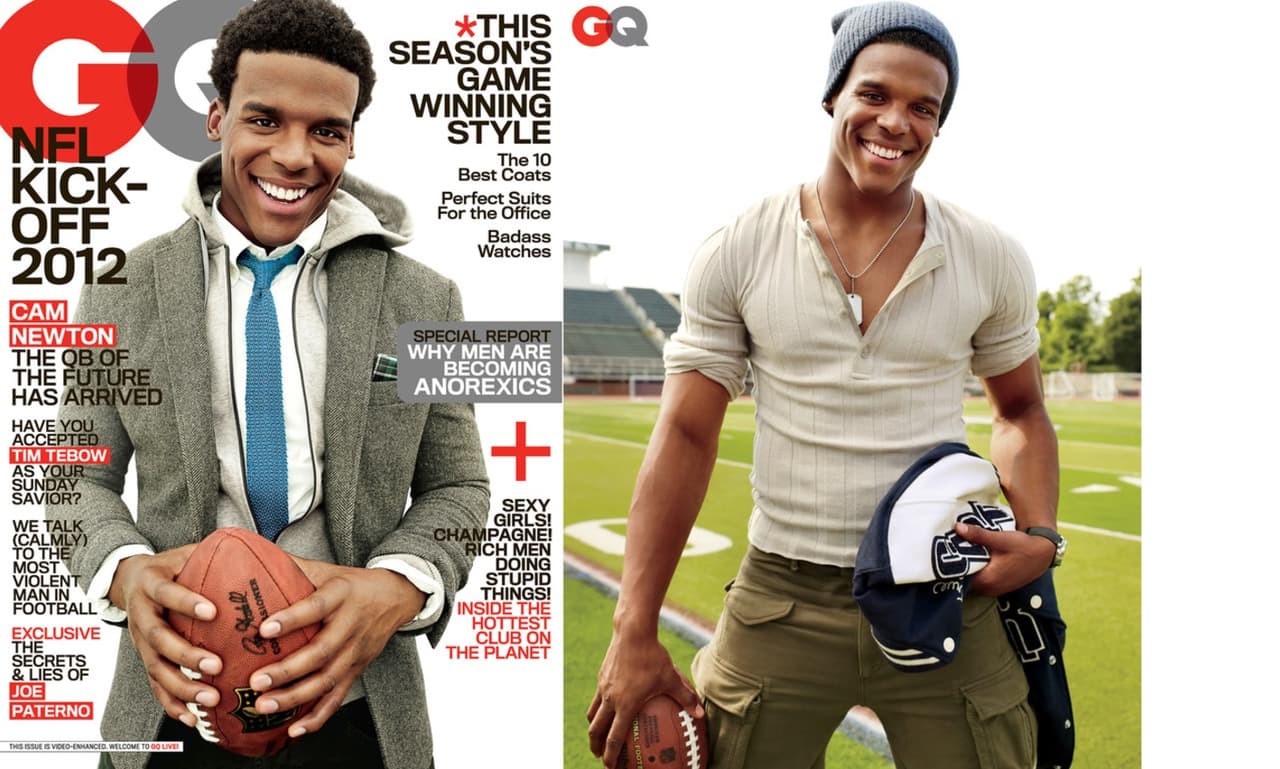 <b>Cam</b>eron Jerrell
<b>Newton</b> celebra su cumpleaños número 28 este 11 de mayo y por ello quisimos mostrar cómo ha ido cambiando su
<i>look</i> durante las seis temporadas que lleva en la NFL. El quarterback de los
<b><a href="http://www.univision.com/deportes/nfl/carolina-panthers">Carolina Panthers</a></b> ha sorprendido en casi todas sus conferencias de prensa pues no escatima al momento de presentarse en público.