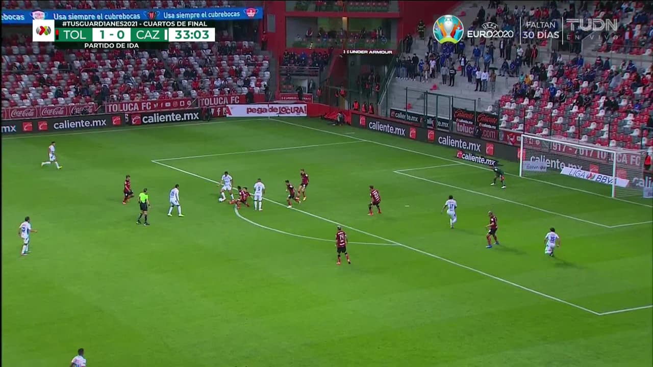 ¡GOOOL! Guillermo Matías Fernández anota para Cruz Azul.