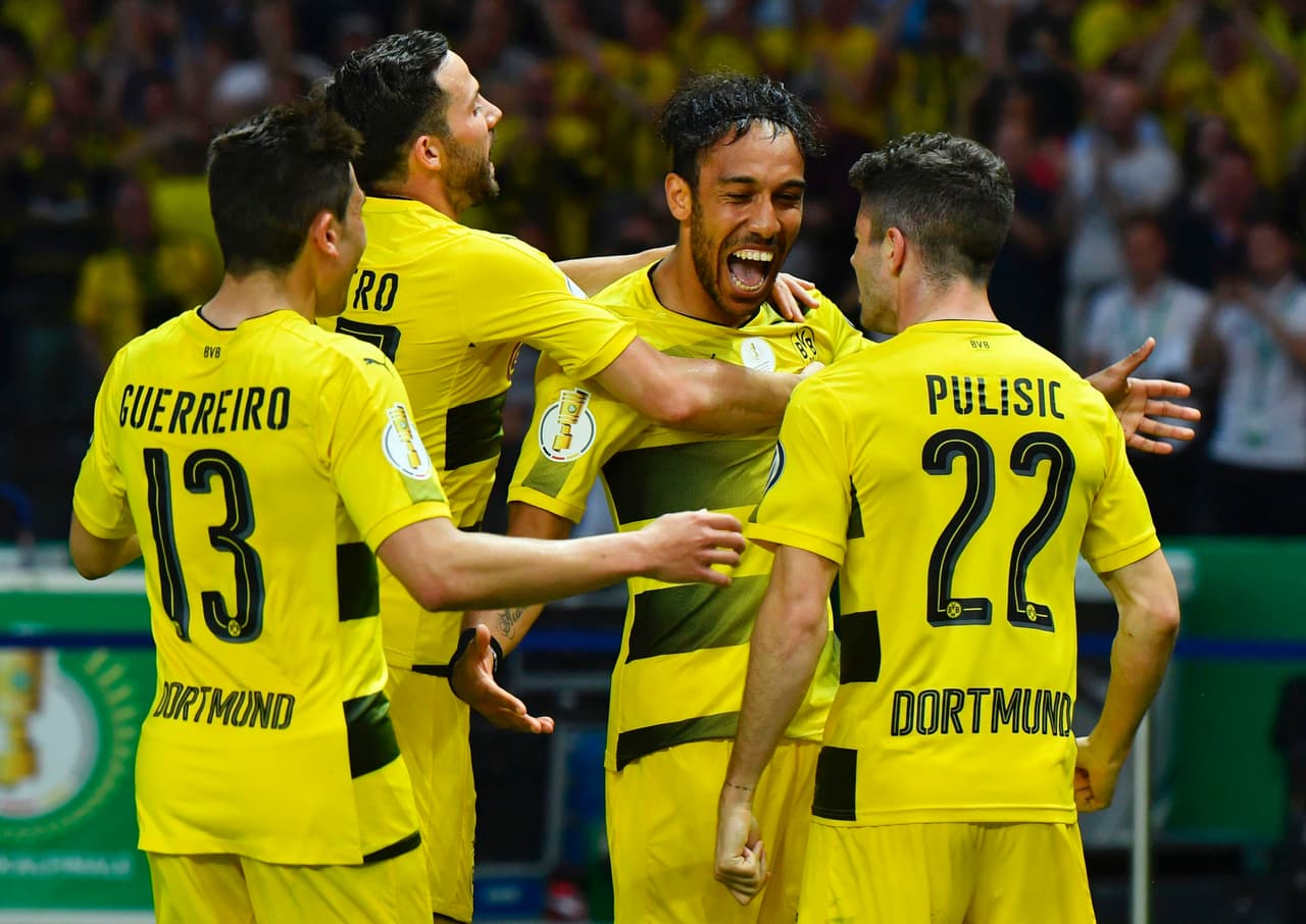 Pierre-Emerick Aubameyang anotó el 2-1 de penalti a favor del Borussia Dortmund.