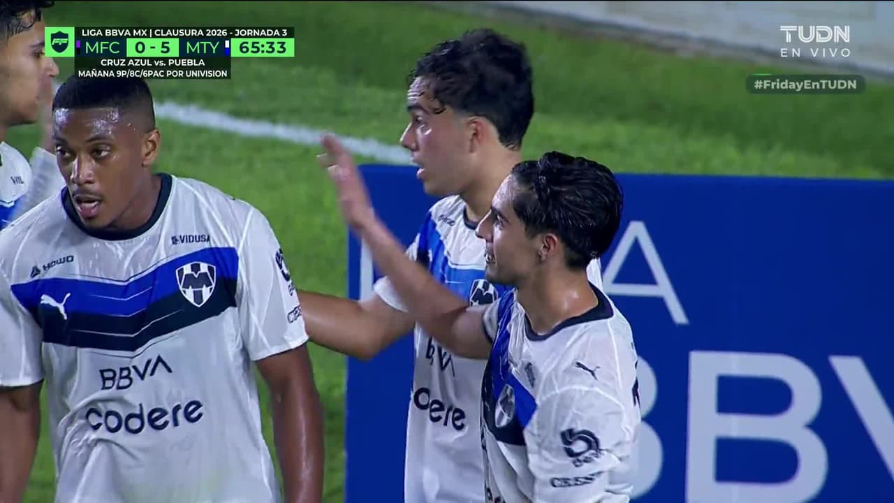 ¡Manita de Rayados! ¡Fimbres cierra la pinza con un jugadón brutal de Martial!