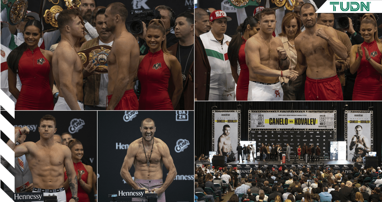 Kovalev se subió a la báscula y superó el peso pactado pero 'Canelo' Álvarez está dispuesto a pelear.