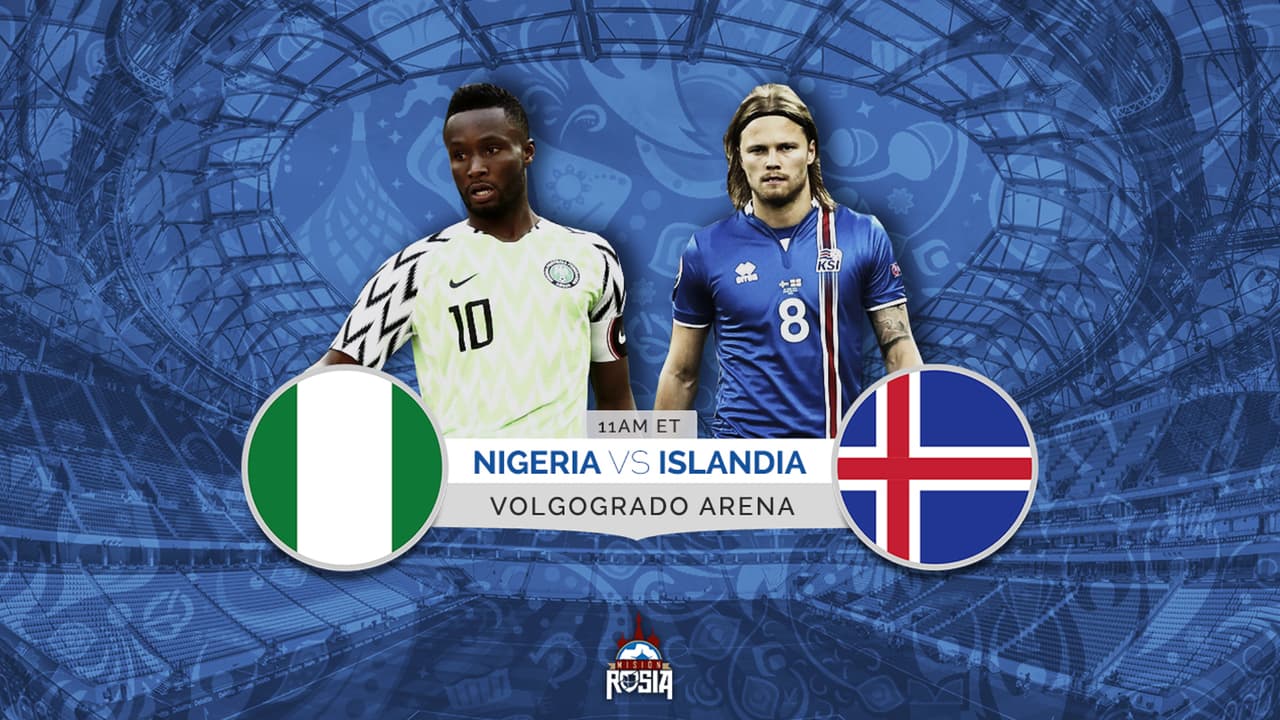 Islandia va por una victoria ante Nigeria que deje KO a Argentina