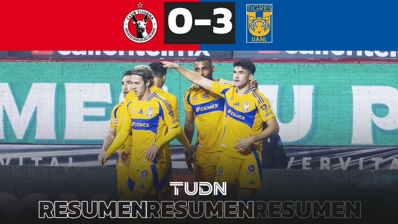 Resumen | Tigres se afianza en el tercer lugar general Xolos peligra