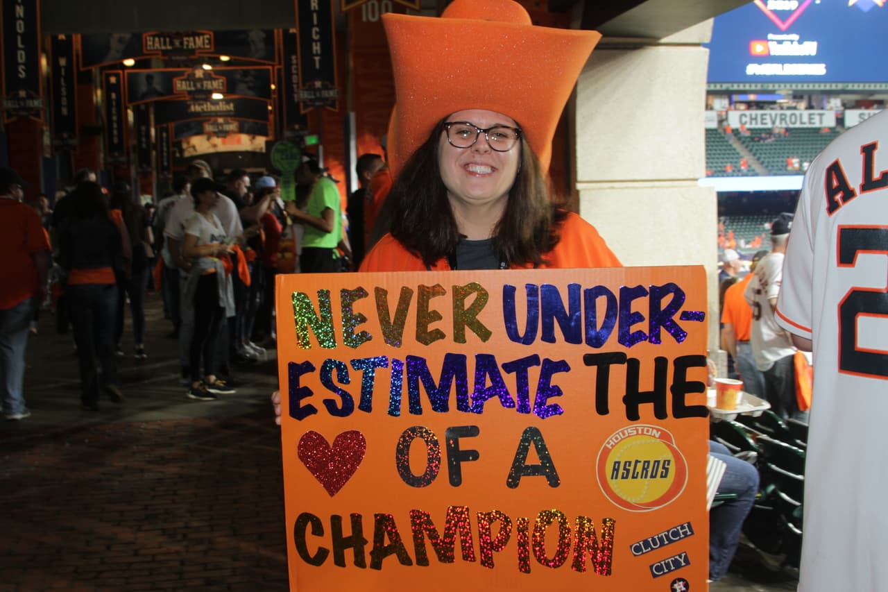 Así se vive el ambiente en Houston para recibir el Juego 6 de la Serie Mundial entre Astros y Nationals.