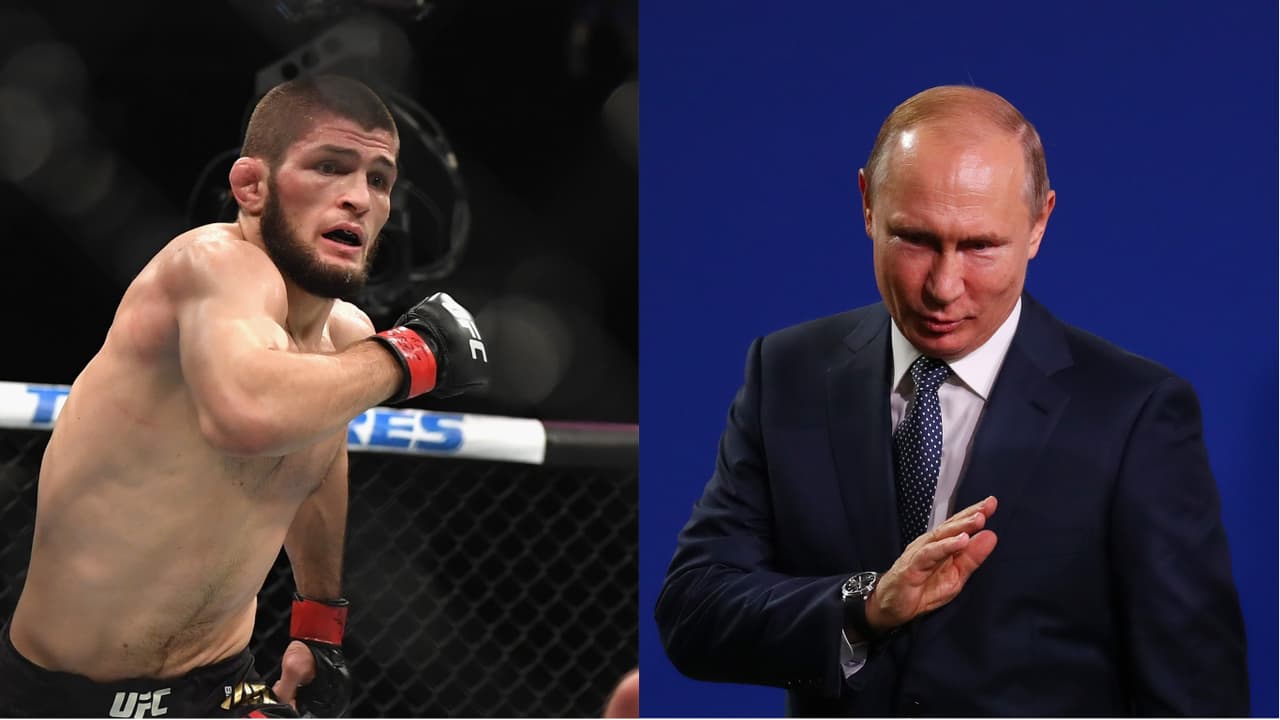 Vladimir Putin felicitó a Nurmagomedov por su triunfo ante McGregor 