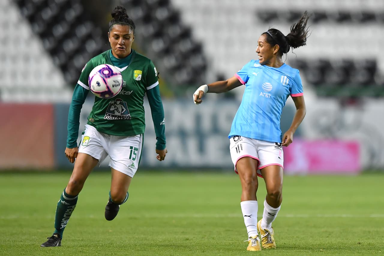 Por Monterrey marcaron: Mónica Desiree y Diana Evangelista (2); para las locales descontó Sanjuana De Jesús Muñoz.