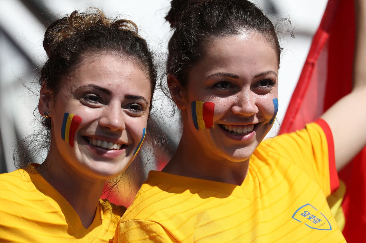 Antes del partido todos los aficionados mostraron su alegría de presenciar un partido de la Eurocopa.