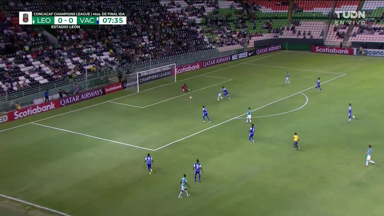 ¡GOL!  anota para León. Ángel Mena