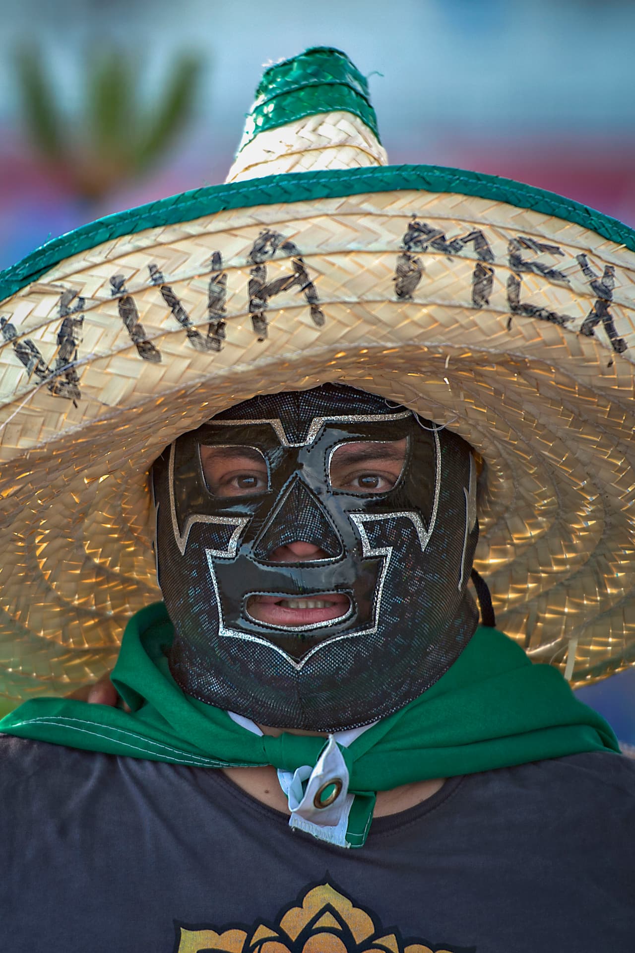 Y lo que ya es regla, la lucha libre y sus máscaras.