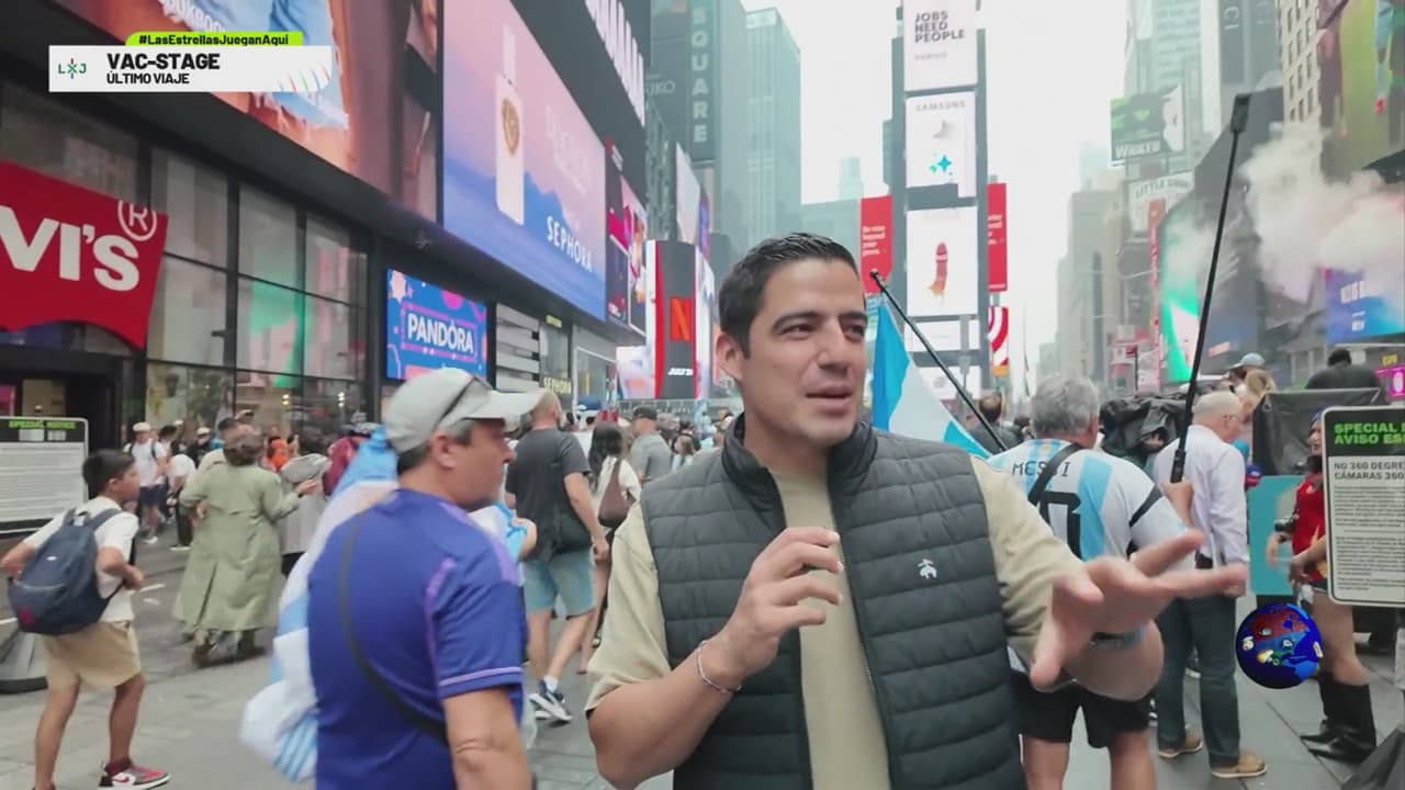 Vac Stage: Andrés Vaca en el banderazo de Argentina y España