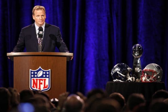 El comisionado de la NFL, Roger Goodell, reconoció que está temporada fue difícil para la liga debido a los distintos escándalos. (Foto: Mario Castillo),