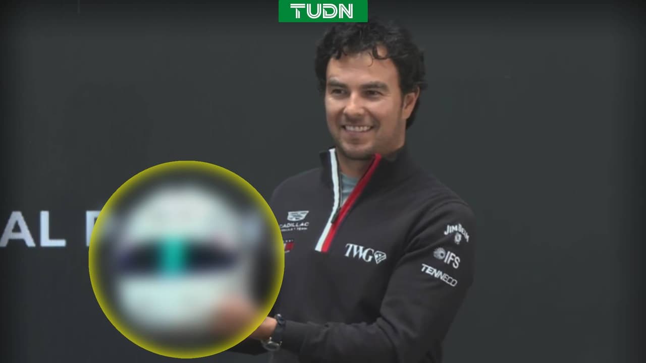 El casco que usará Sergio 'Checo' Pérez en su Gran Premio 300 en México