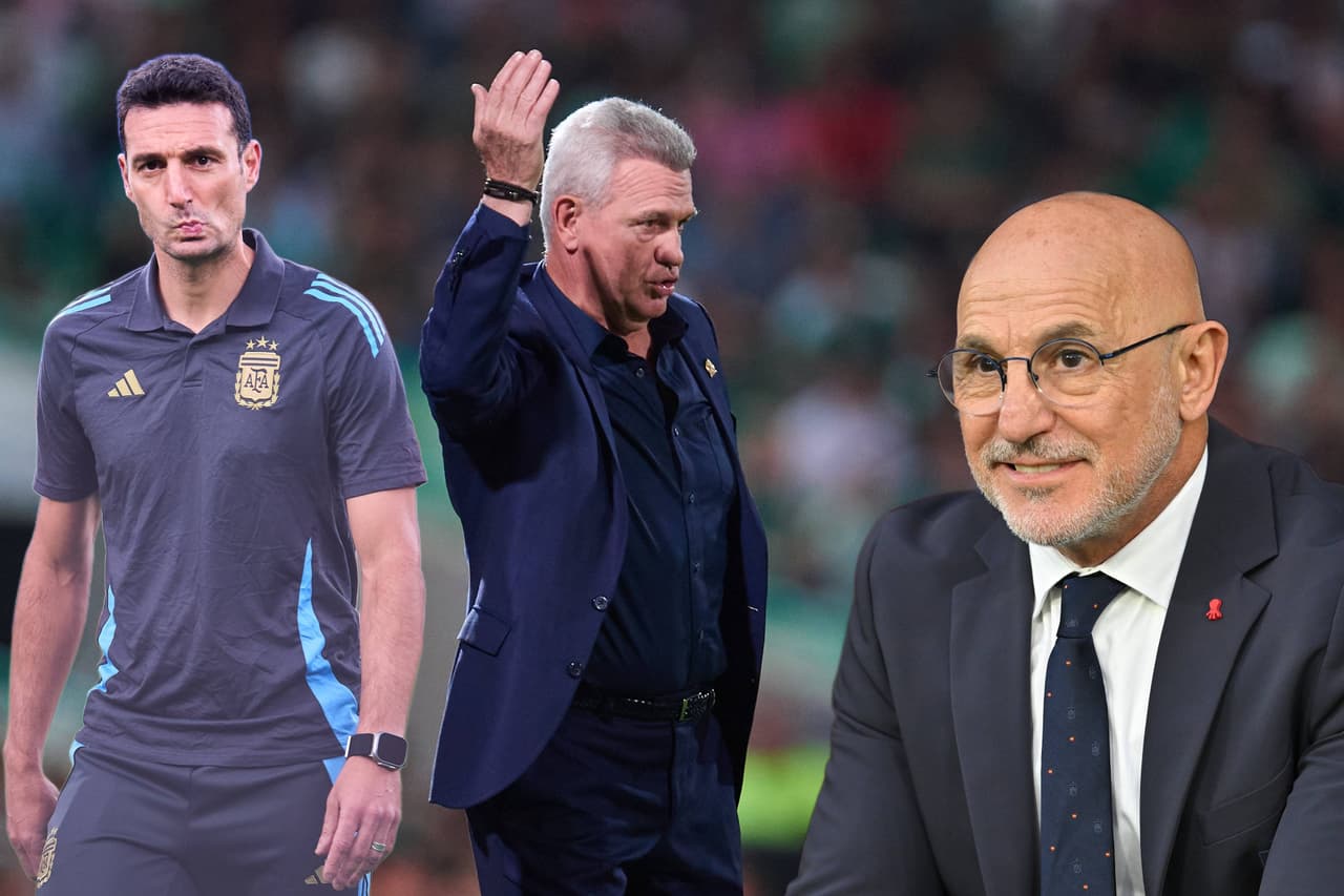 La lista que pone a Javier Aguirre al lado de Scaloni y De la Fuente