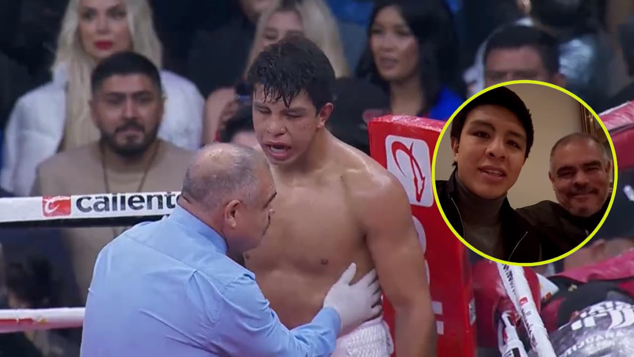 Jaime Munguía manda mensaje a réferi que detuvo pelea por KO
