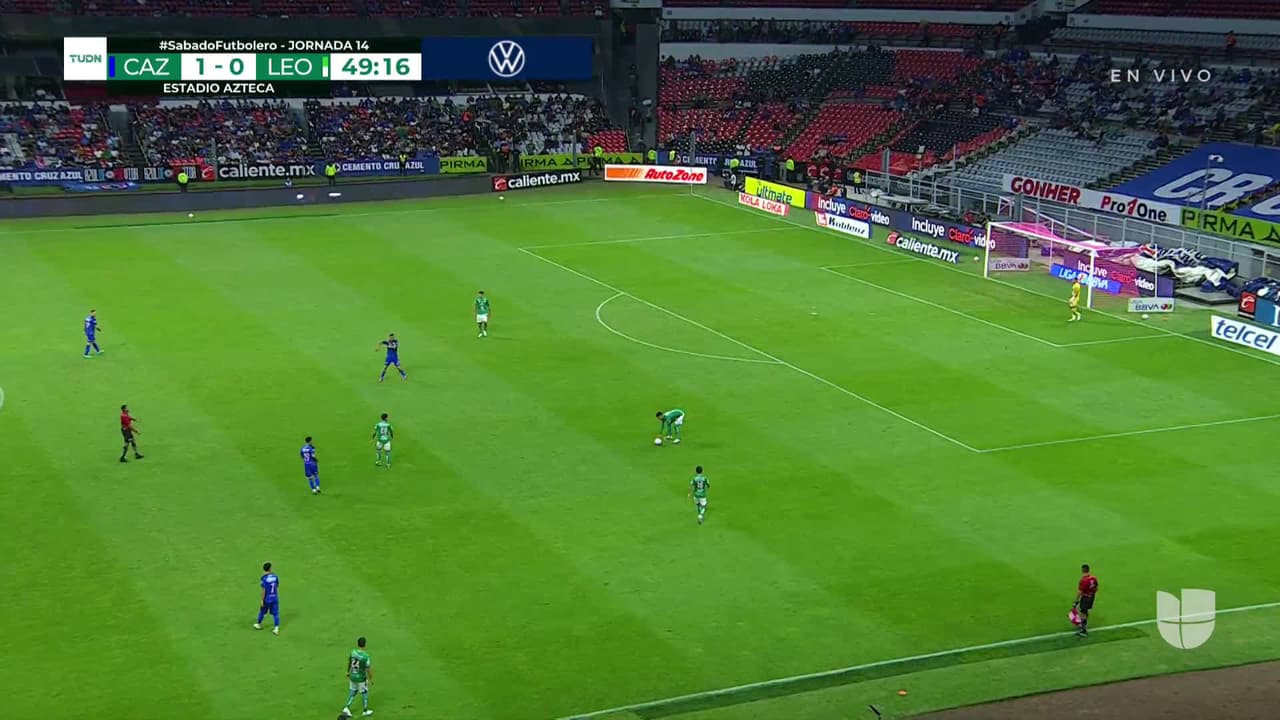 ¡TIRO ATAJADO! disparo por Pablo González.