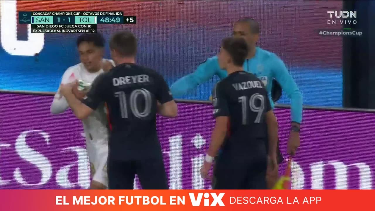 ¡Se arma el traka traka! Toluca y San Diego se van a las manos