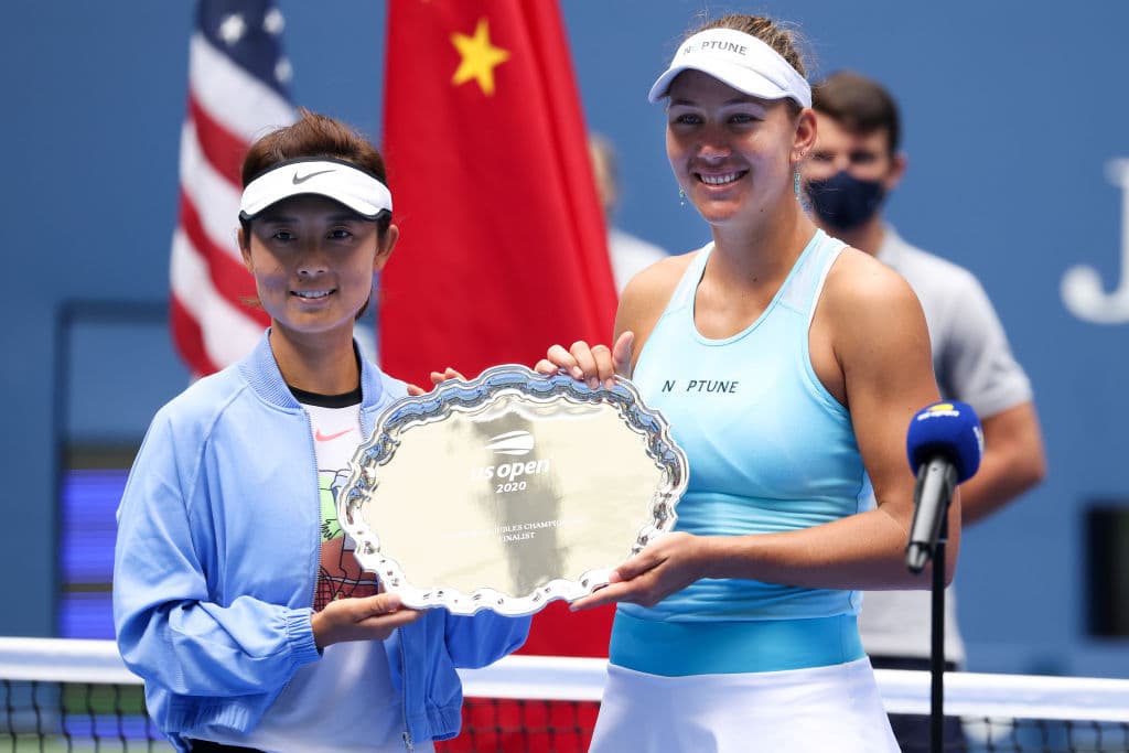 Esta fue la primera ocasión que la alemana, Laura Siegemund, y la rusa, Vera Zvonareva, competían juntas en un torneo.